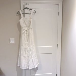 Gap size 2 white long lace dress.